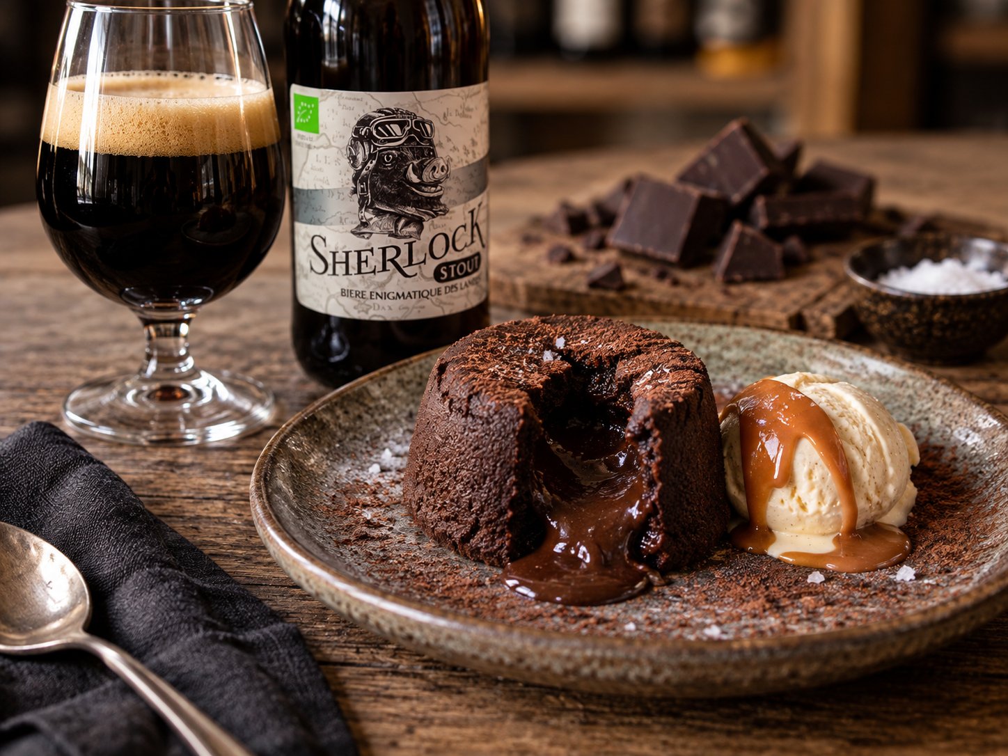 Fondant chocolat-stout : la recette gourmande d'Idesbald