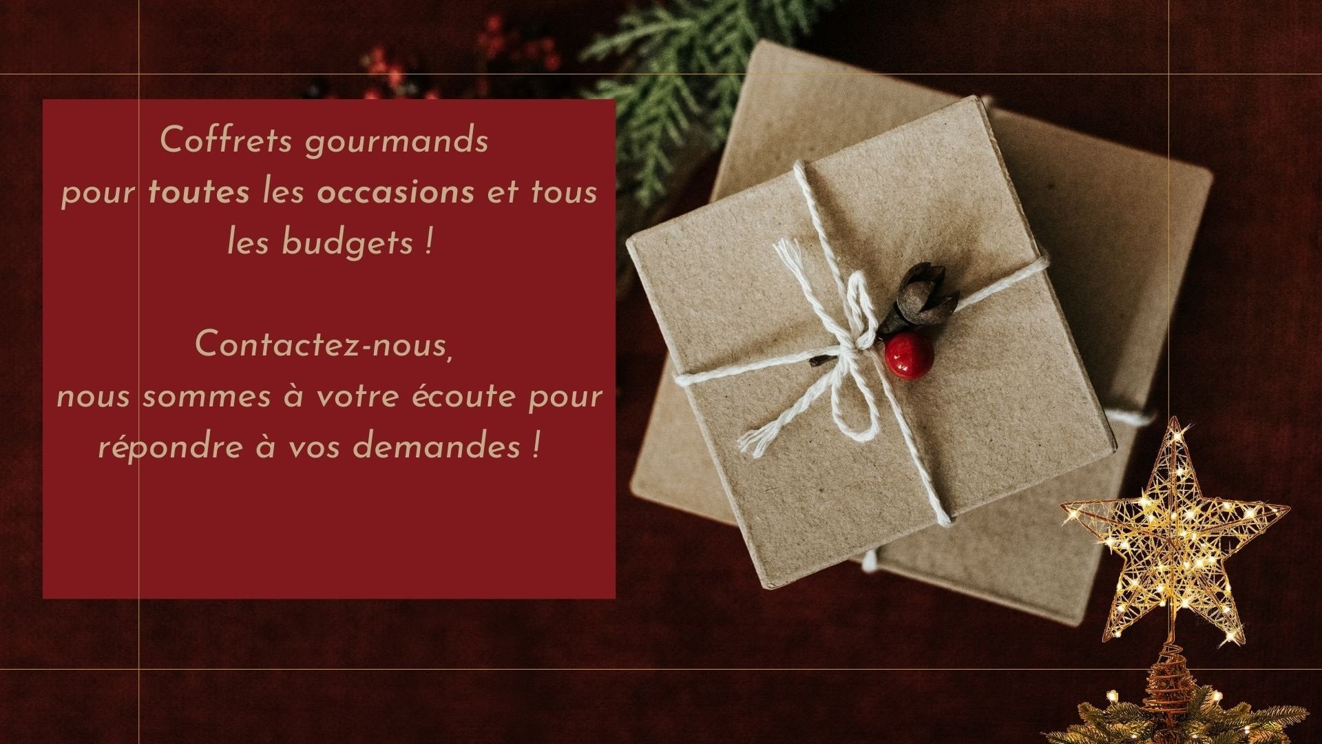 Coffrets cadeaux pour particuliers